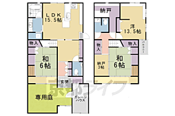 京都市北区紫竹下緑町の一戸建て