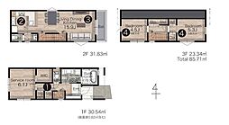 大田区北馬込2丁目　新築A号棟