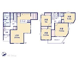 春日部市南中曽根　一戸建て　全3棟