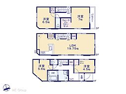 川口市芝富士2丁目7期　一戸建て　全4棟
