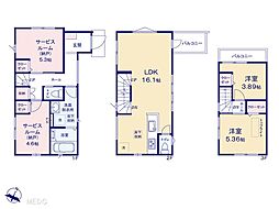 市川市相之川1丁目　新築一戸建て　全5棟