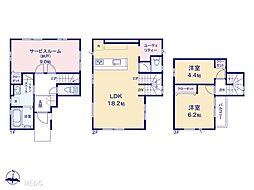 葛飾区南水元4丁目　新築一戸建て　3期　全1棟