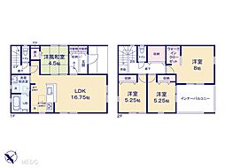 市川市柏井町3丁目　新築一戸建て　全2棟