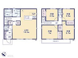 松戸市高塚新田　第16　新築一戸建て　全3棟