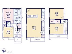 川口市末広1丁目　新築一戸建て　全2棟