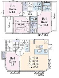 葛飾区東水元　「コンサルティング1課」新築一戸建て　全2棟