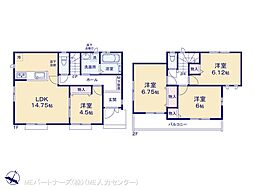 草加市小山2丁目「コンサルティング4課」新築一戸建て　全2棟