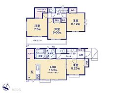 野田市つつみ野　新築一戸建て　1期