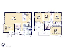 船橋市三咲6丁目　7期　新築一戸建て　全1棟