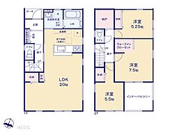 野田市中里　2期　新築一戸建て　全5棟