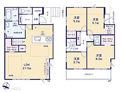 船橋市習志野台8丁目　13期　新築一戸建て　全1棟