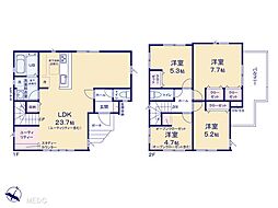 船橋市金杉8丁目　3期　新築一戸建て　全1棟