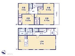 三郷市上口1丁目4期　新築一戸建て　全6棟