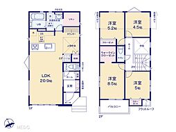 船橋市坪井西1丁目　5期　新築一戸建て　全1棟