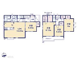 野田市野田7期　新築一戸建て　全2棟