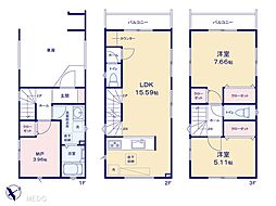 川口市末広「コンサルティング3課」新築一戸建て　全1棟