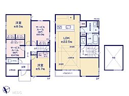 蕨市北町2丁目　10期　新築一戸建て　全5棟