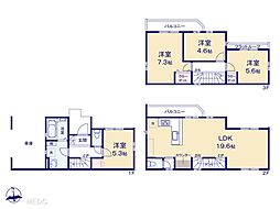 川口市上青木西「コンサルティング4課」9期　新築戸建　全5棟