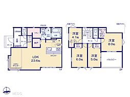 我孫子市泉6期　新築一戸建て　全1棟