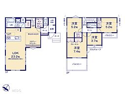 柏市増尾6丁目　9期　新築一戸建て　全4棟