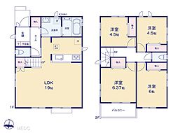 松戸市中金杉4丁目　新築一戸建て　全3棟