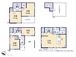 川口市朝日4丁目　第3期　新築一戸建て　全6棟