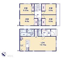 川口市柳崎2丁目　新築一戸建て　全1棟