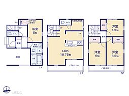 川口市道合　新築一戸建て　全1棟