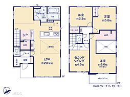 船橋市三咲5丁目8期　新築一戸建て　全1棟