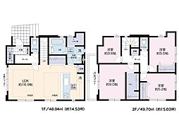 足立区神明「コンサルティング2 課」3期　新築一戸建て　全1棟