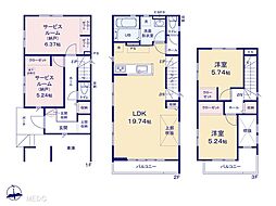 葛飾区東水元5丁目　新築一戸建て　4期　全3棟