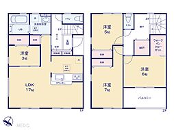 船橋市二宮1丁目　新築一戸建て　全1棟