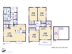 船橋市夏見台1丁目　新築一戸建て　全2棟