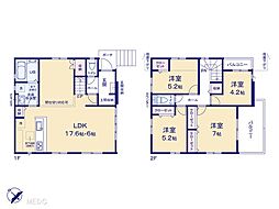 柏市松ケ崎7期　新築一戸建て　全6棟