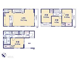 川口市元郷5丁目　新築一戸建て　全4棟