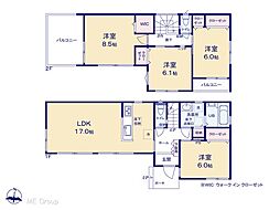 草加市花栗1丁目　未入居一戸建て　全2棟