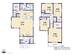 柏市増尾2丁目　10期　新築一戸建て　全2棟