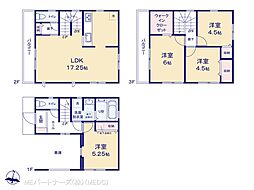 草加市谷塚町　新築一戸建て　全1棟