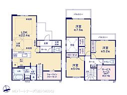 市川市北方2丁目5期　新築一戸建て　全1棟