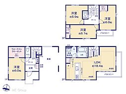 川口市西青木3丁目　12期　新築一戸建て　全1棟
