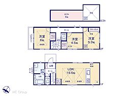 市川市大野町1丁目 第2期 新築一戸建て 全2棟