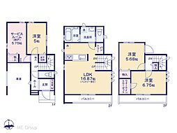 足立区江北6丁目　新築一戸建て　全6棟