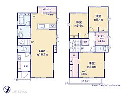 草加市手代3丁目　新築一戸建て　全5棟
