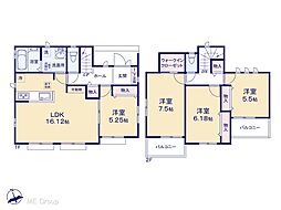 柏市花野井　4期　新築一戸建て　全3棟