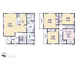 柏市南増尾4丁目 新築一戸建て 全1棟