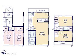足立区皿沼3丁目 新築一戸建て 全1棟