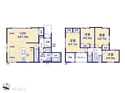 越谷市登戸町　15期　新築一戸建て　全1棟