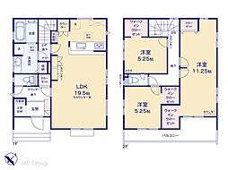 草加市新里町　3期　新築一戸建て　全5棟