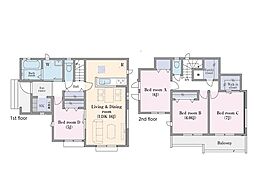 松戸市竹ケ花　新築一戸建て　全1棟