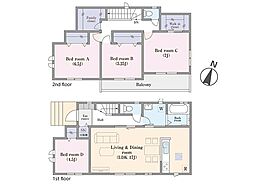 松戸市小金原5丁目 新築一戸建て 全2棟